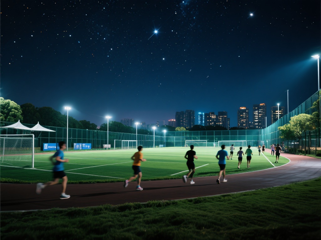 星空体育运动场：夜跑爱好者的天堂之地 (星空体育运动场：夜跑爱好者的绝佳天堂之地）